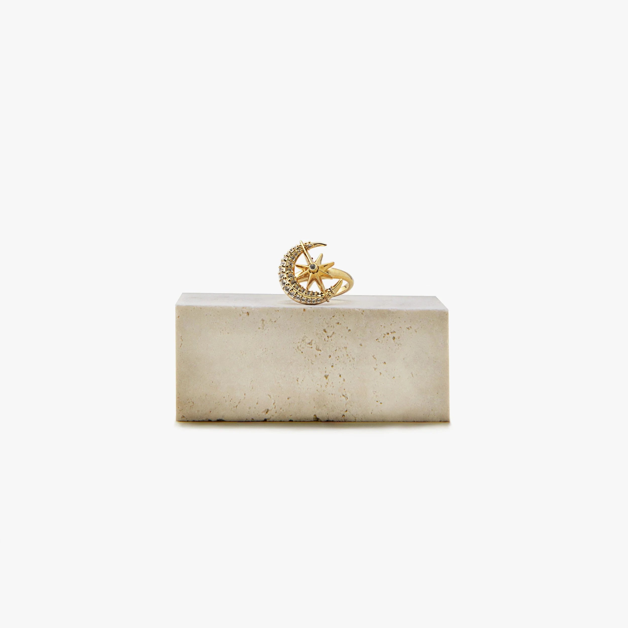 Awe Inspired Rings 14K Gold Vermeil / 6 Archive COSMIC MEDITATION RING-Fam