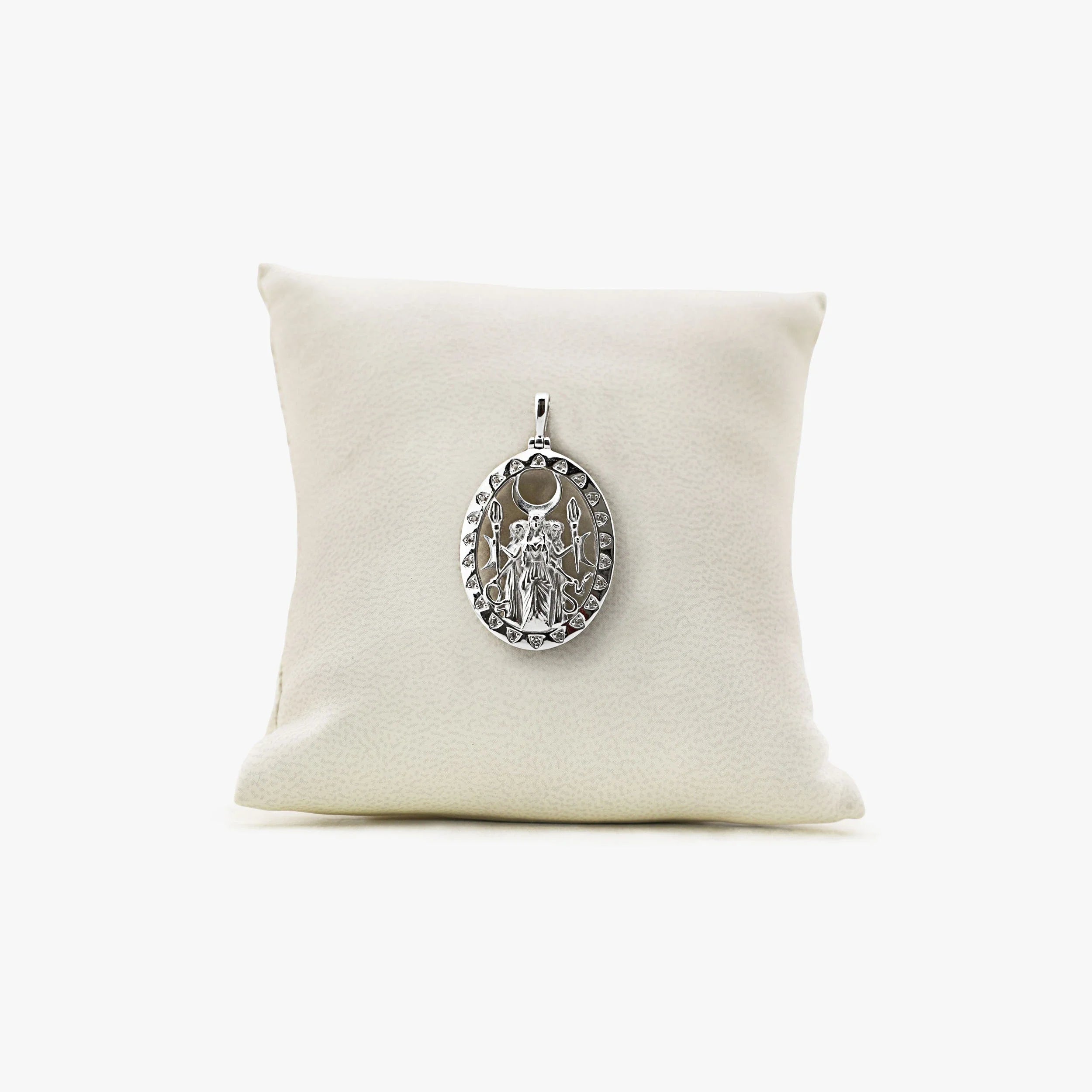 Awe Inspired Pendants 925 Sterling Silver / White Topaz Archive Special Edition Hecate Pendant