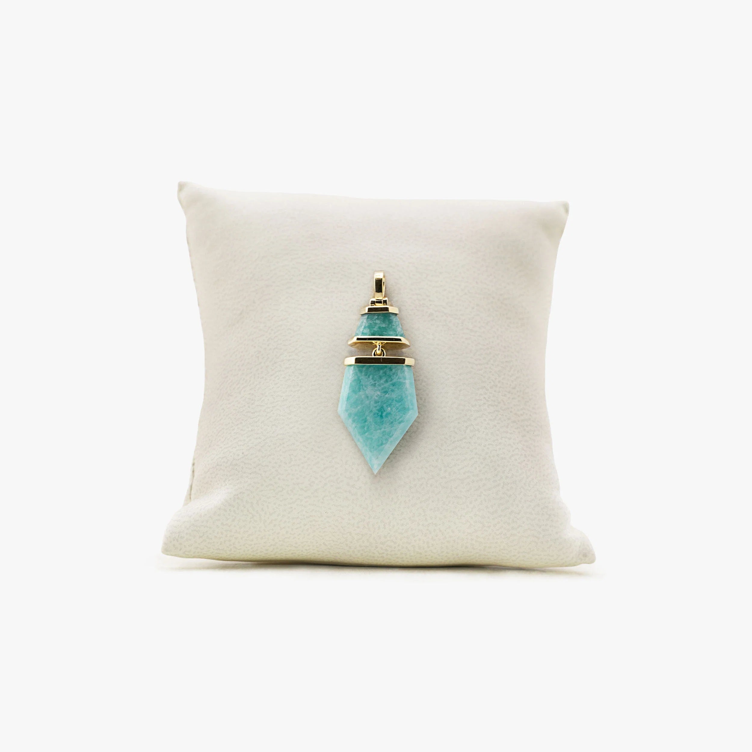 Awe Inspired Pendants 14K Gold Vermeil / Aquamarine Archive SORCERESS CRYSTAL-Fam