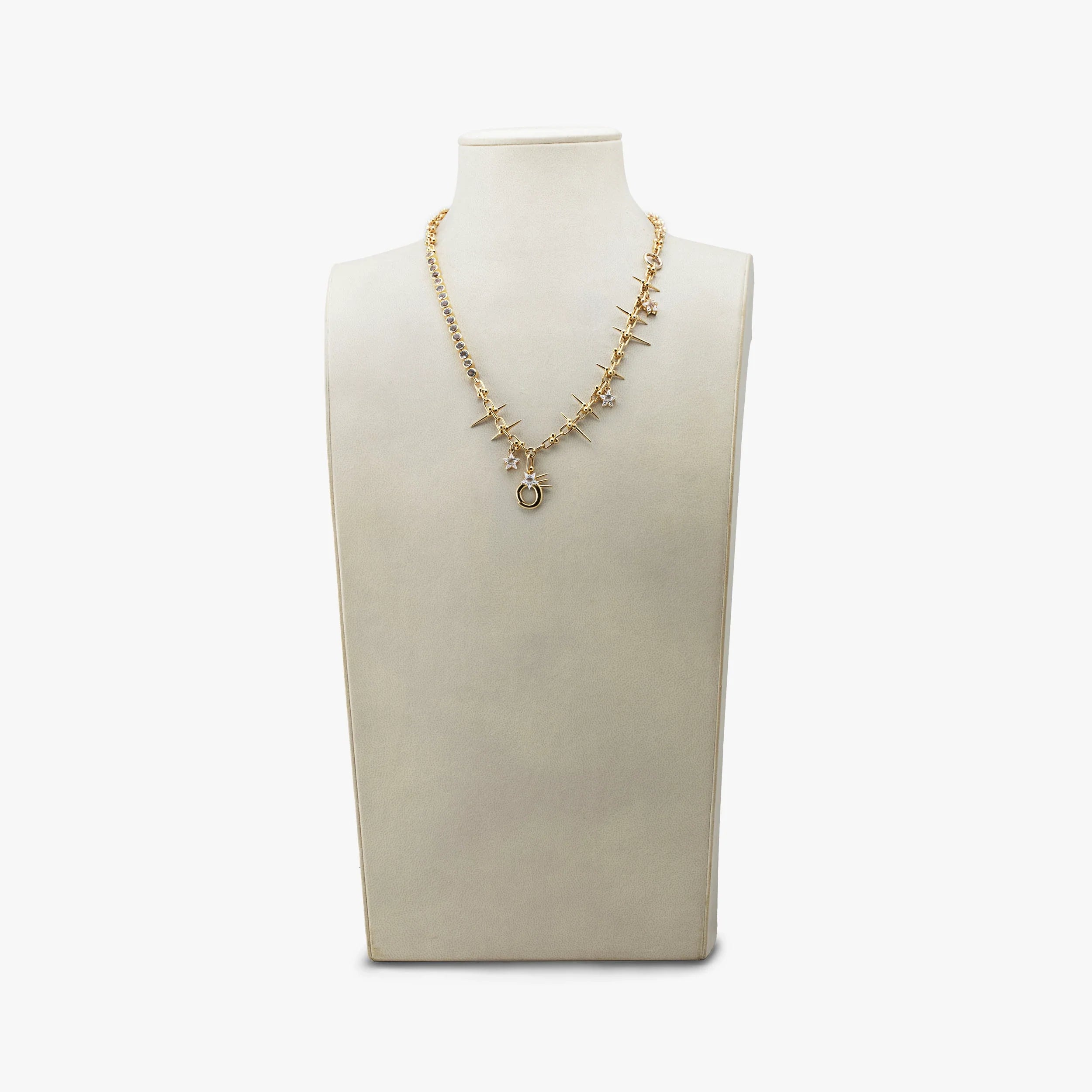 Awe Inspired Necklaces 14K Gold Vermeil / White Topaz / 19"-21" Archive Nova Chain