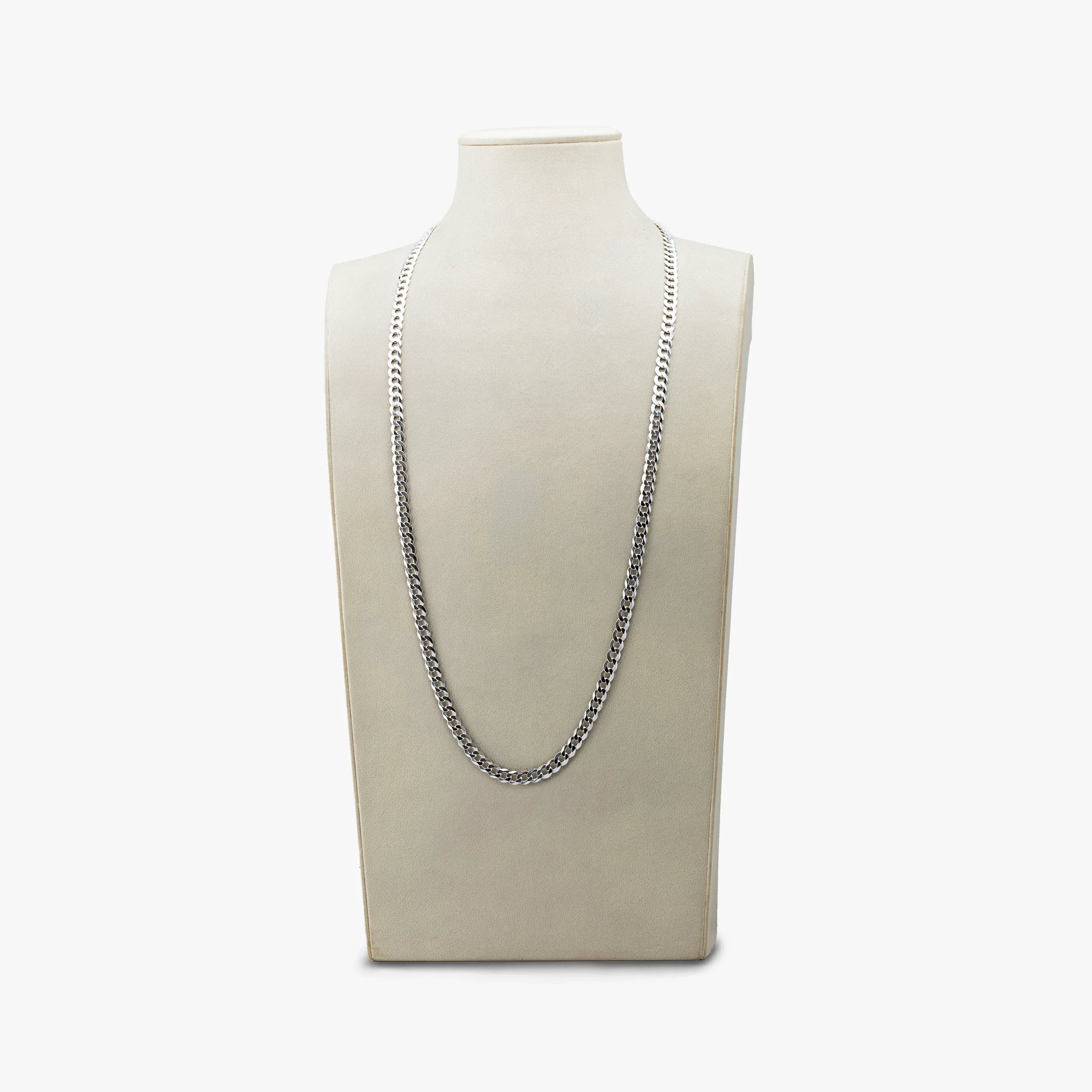 Awe Inspired Necklaces 925 Sterling Silver Archive Collector Cuban Chain
