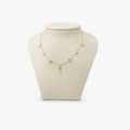 Awe Inspired Necklaces 14K Gold Vermeil Archive Diamond Shape Station