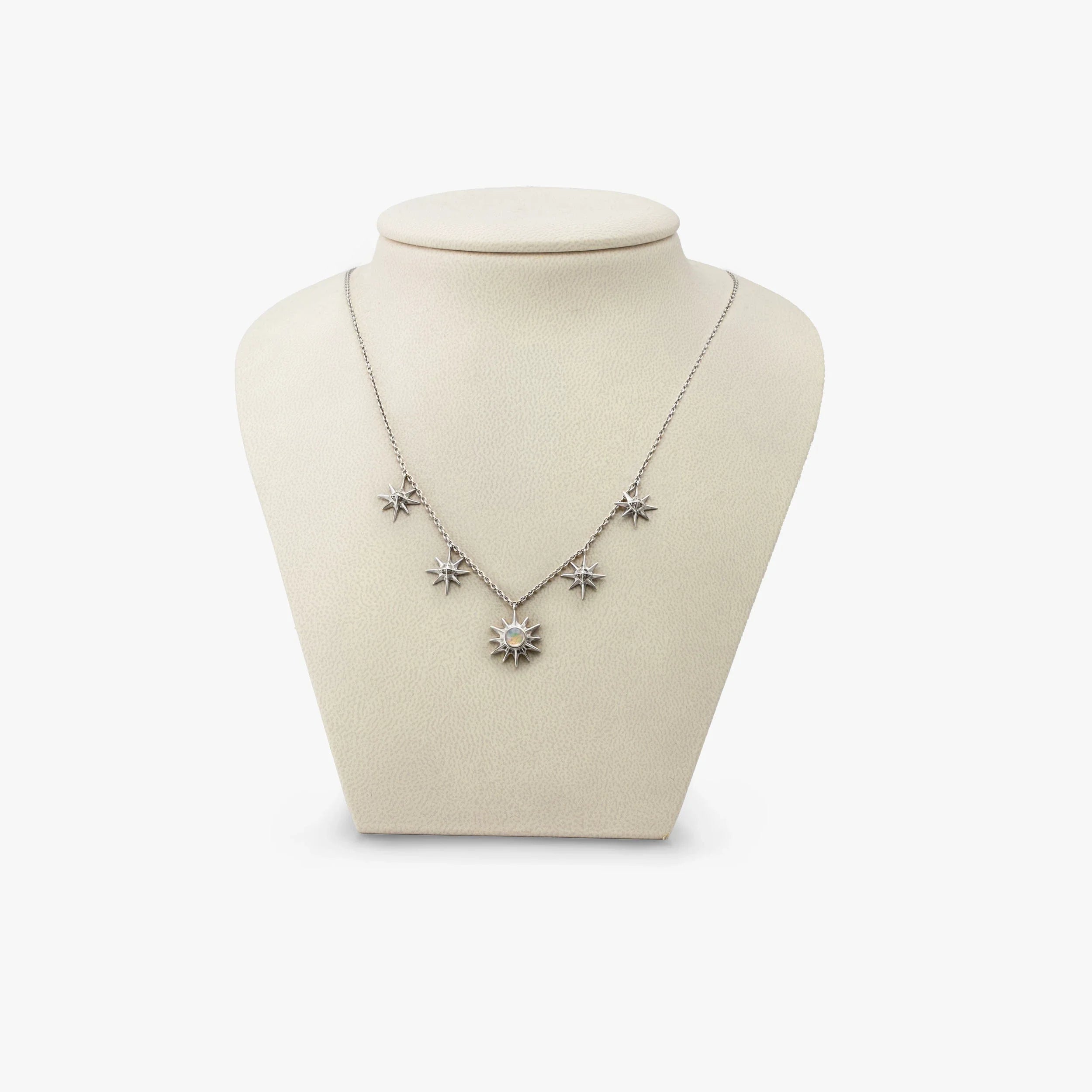 Awe Inspired Necklaces 925 Sterling Silver Archive Sun / Star Necklace