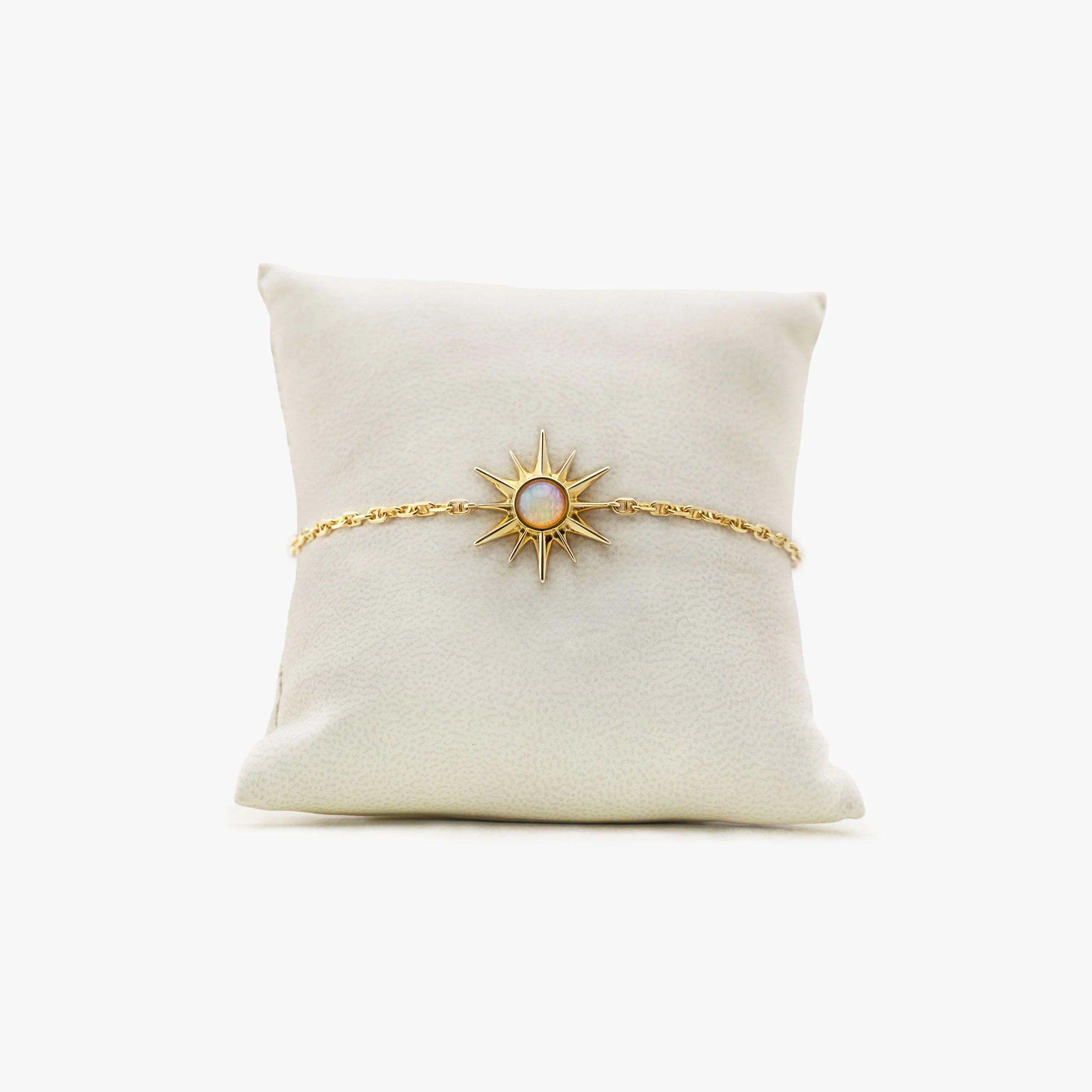 Awe Inspired Bracelets 14K Gold Vermeil Archive Star and Eye Bracelet-Fam