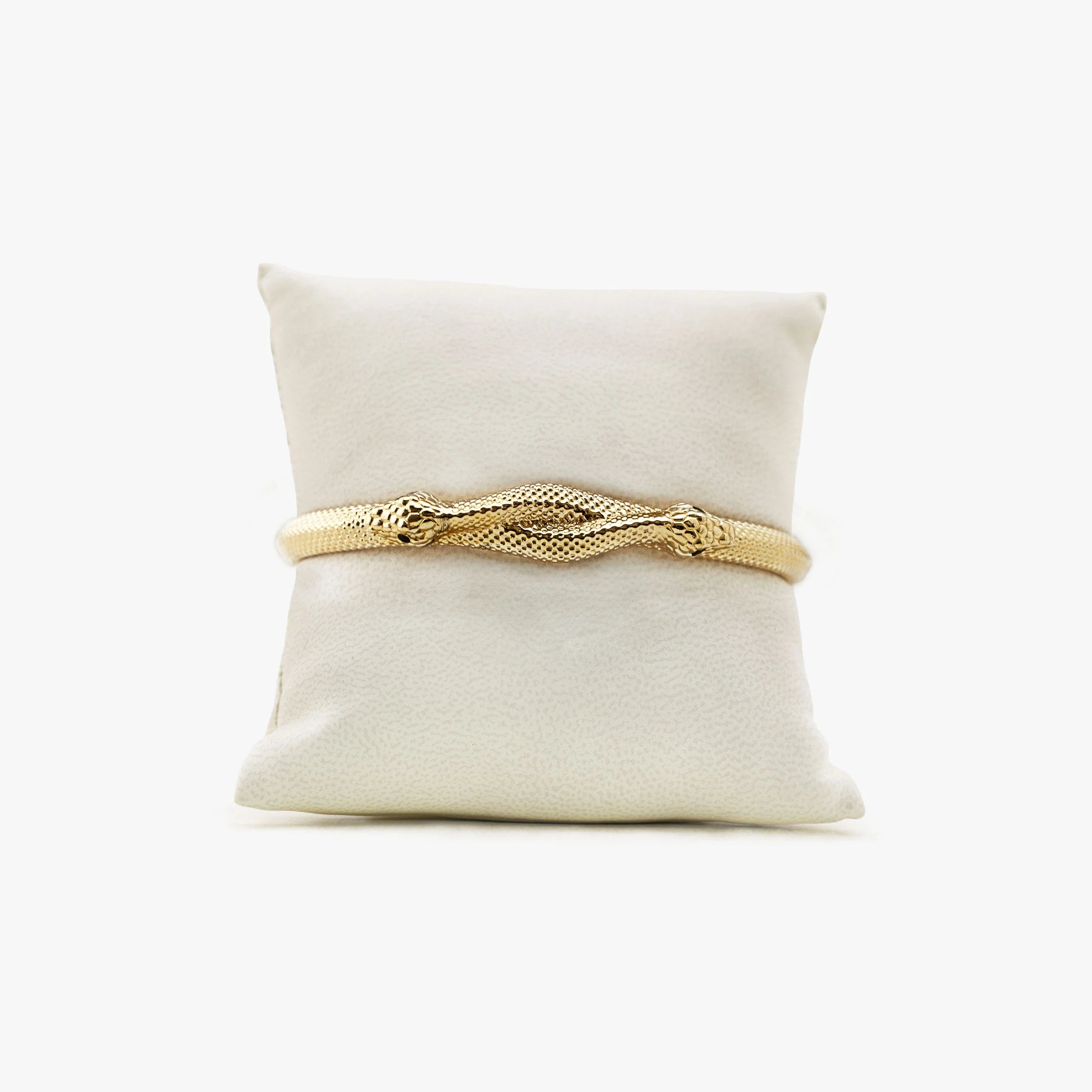 Awe Inspired Bracelets 14K Gold Vermeil / Onyx Archive Snake Cuff-Fam