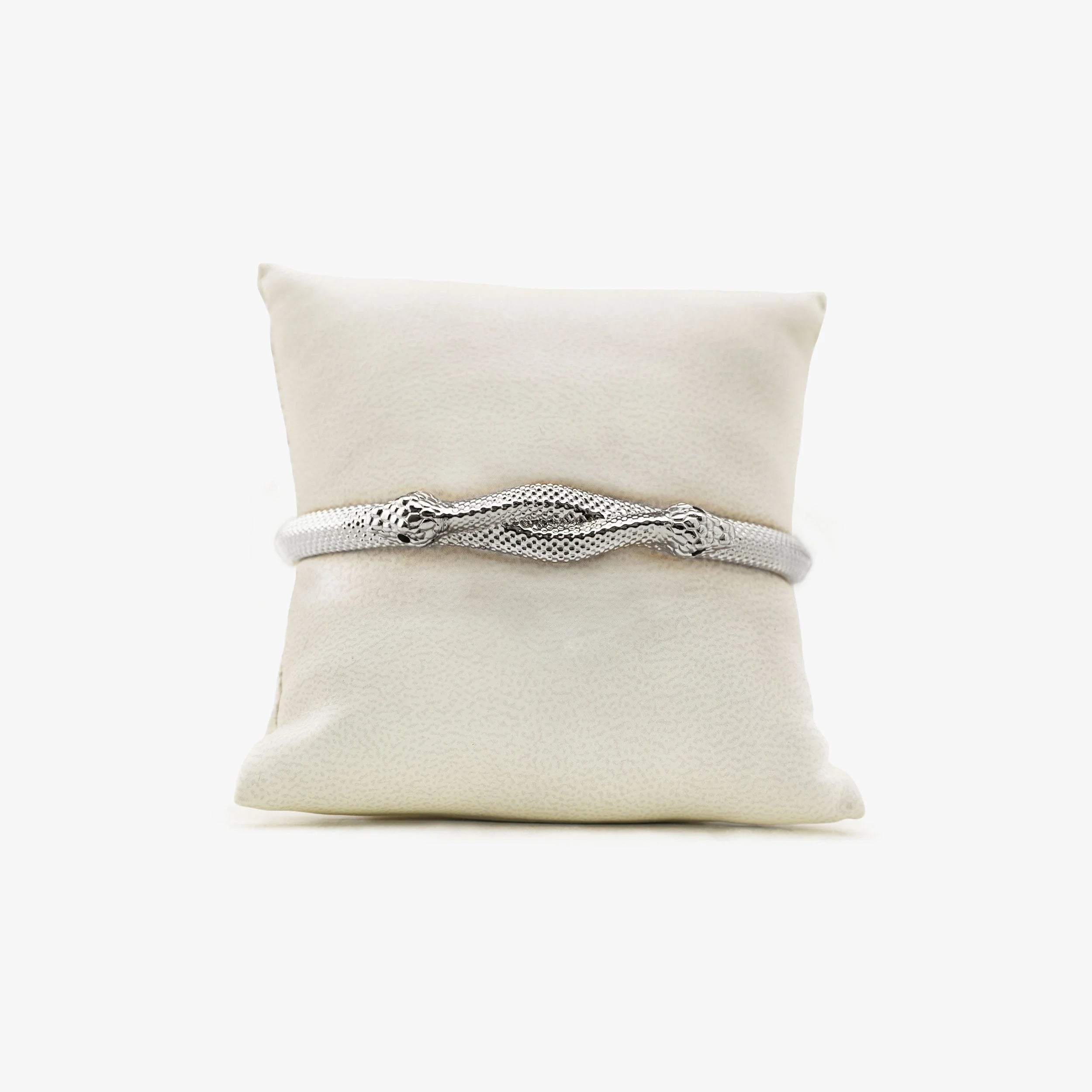 Awe Inspired Bracelets 925 Sterling Silver / Onyx Archive Serpent Cuff