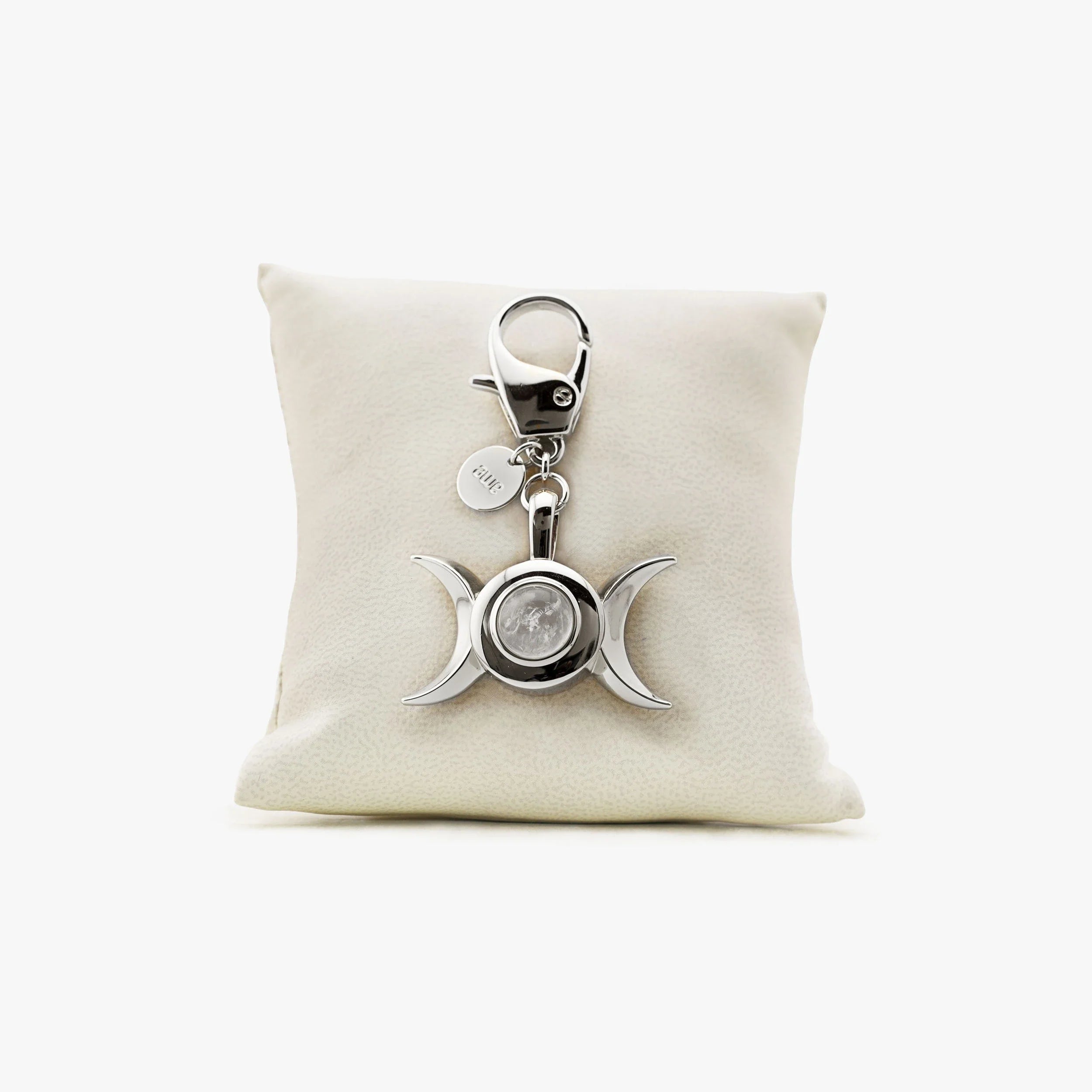 Awe Inspired Accessories 925 Sterling Silver Archive Triple Moon Bag Charm-Fam
