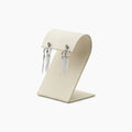 Awe Inspired Earrings 925 Sterling Silver Archive Lunula Chandelier Studs