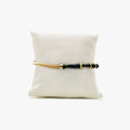Awe Inspired Bracelets 14K Gold Vermeil / 7.75" Archive Black Opal Meditation Bracelet-Fam