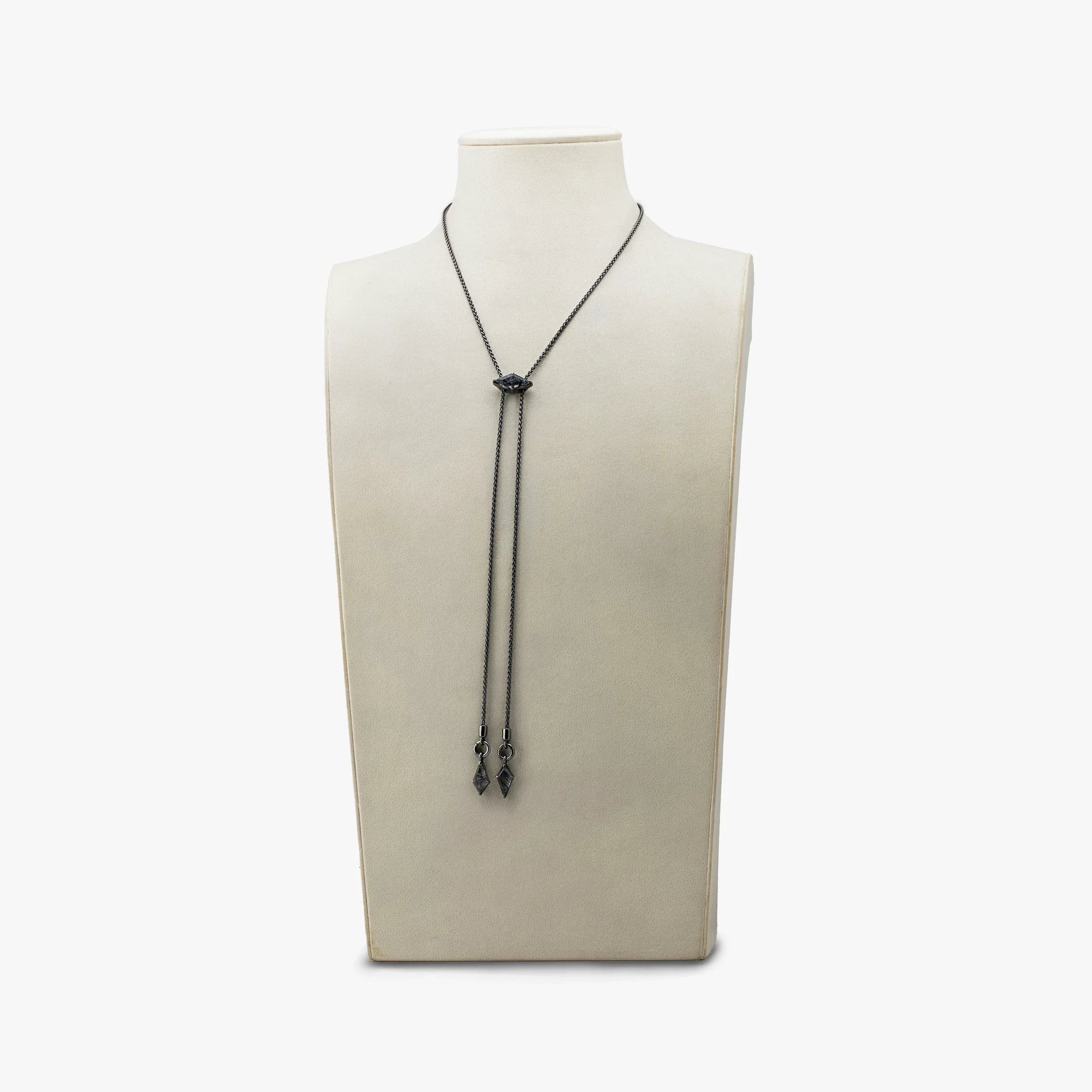 Awe Inspired Necklaces Oxidized 925 Sterling Silver Archive Prism Bolo