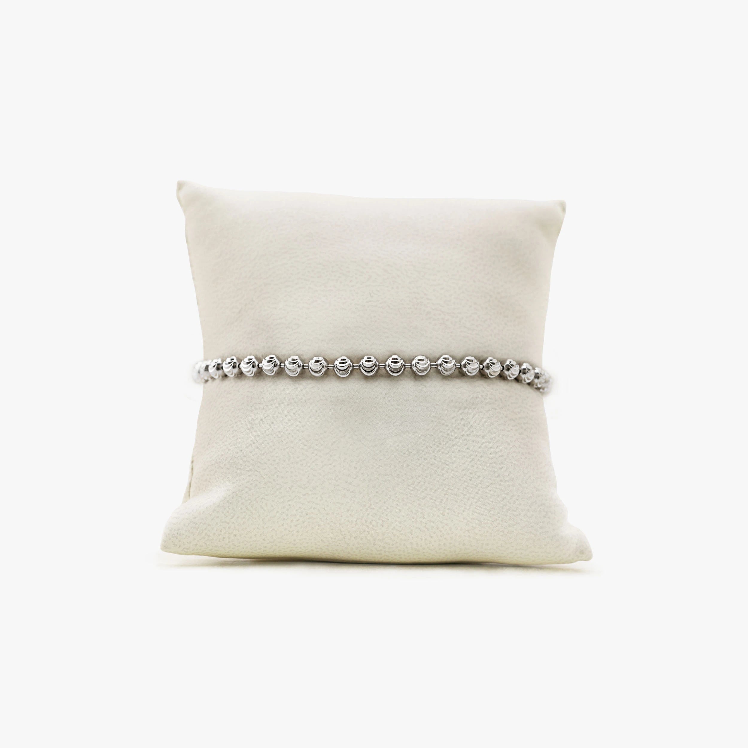 Awe Inspired Bracelets 925 Sterling Silver Archive Round Silver Bracelet