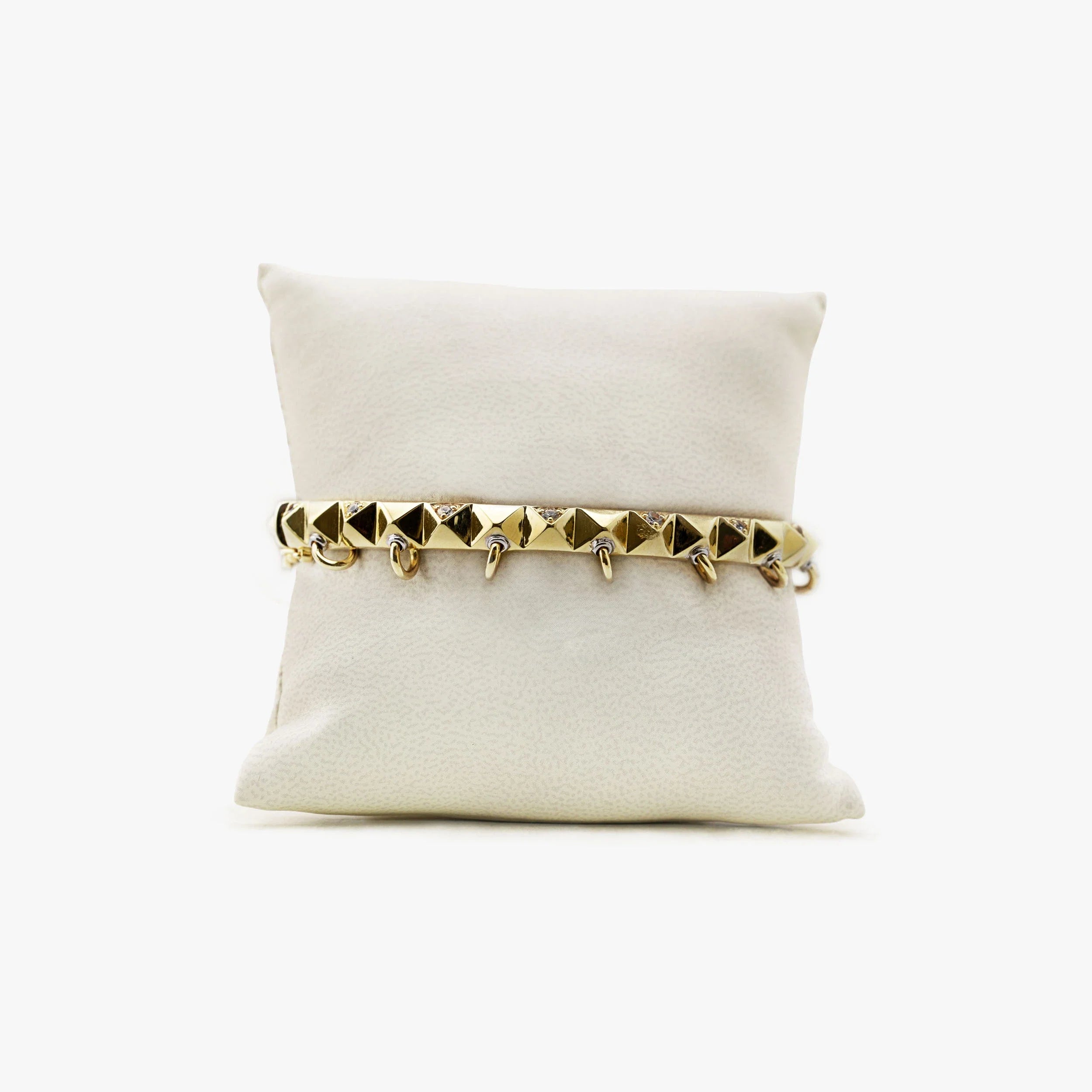 Awe Inspired Bracelets 14K Gold Vermeil / 7" Archive Armor Hinge Cuff-Fam