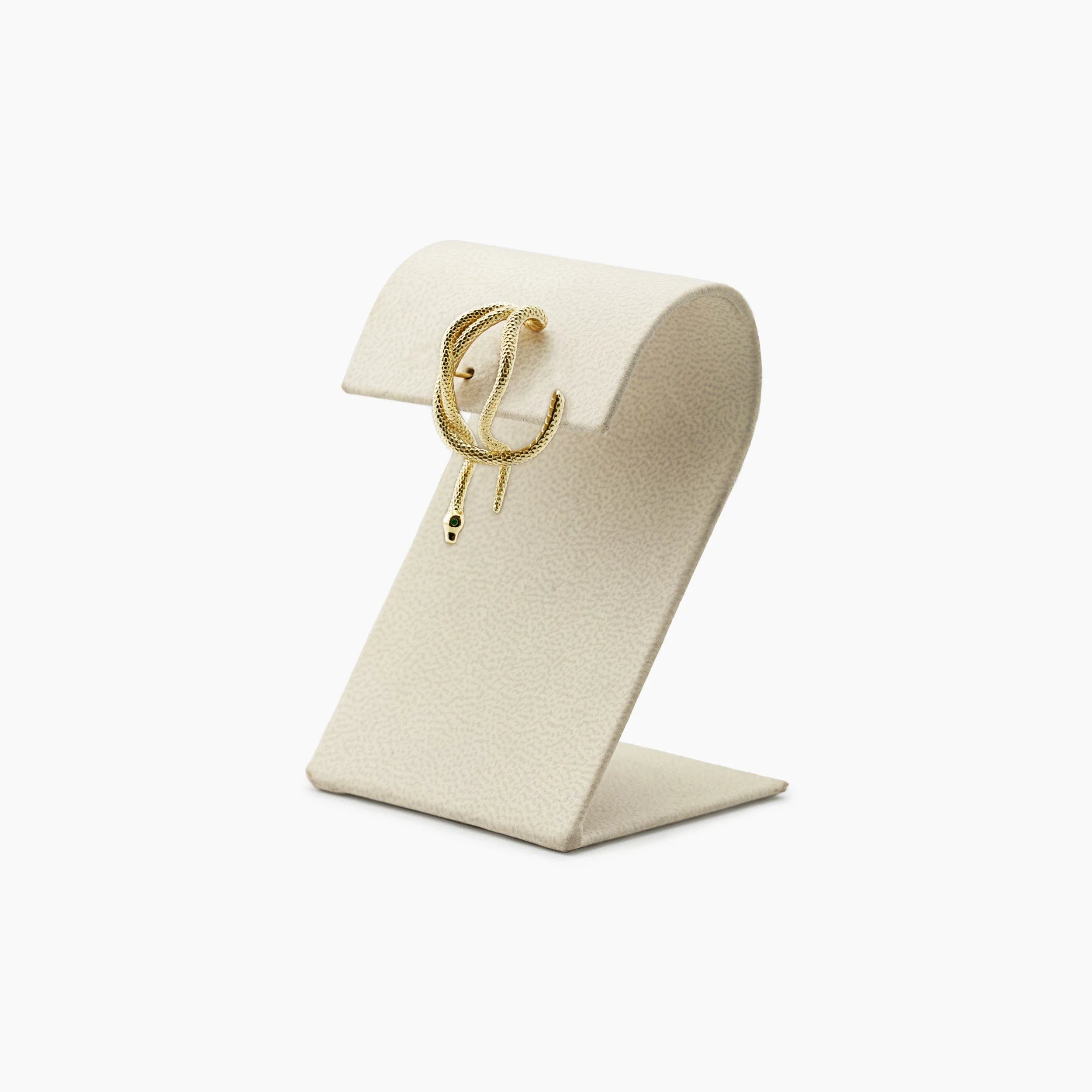 Awe Inspired Earrings 14K Gold Vermeil / Single /Left Archive Snake Wrap Earring
