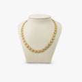 Awe Inspired Necklaces 14K Gold Vermeil / White Sapphire / 17" Archive Sapphire Triple Moon