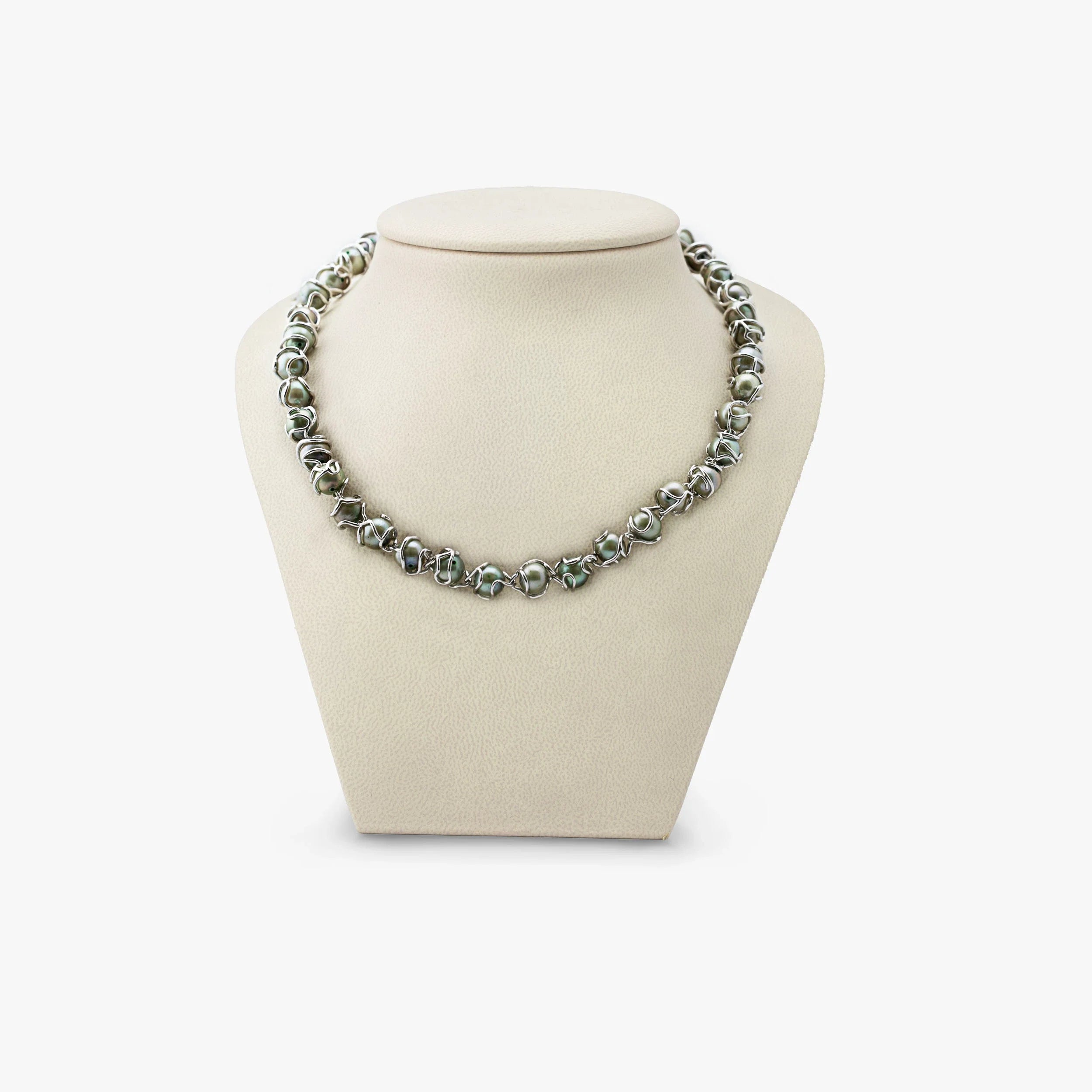 Awe Inspired Necklaces 14K Gold Vermeil / Lavender Pearl Archive Caged Pearl Necklace