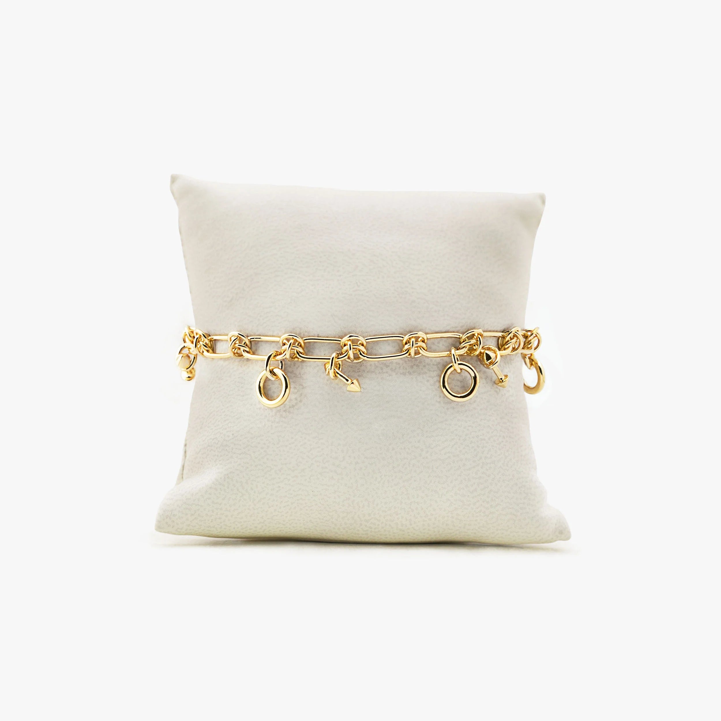 Awe Inspired Bracelets 14K Gold Vermeil / 7" Archive Chainmail Toggle Bracelet-Fam