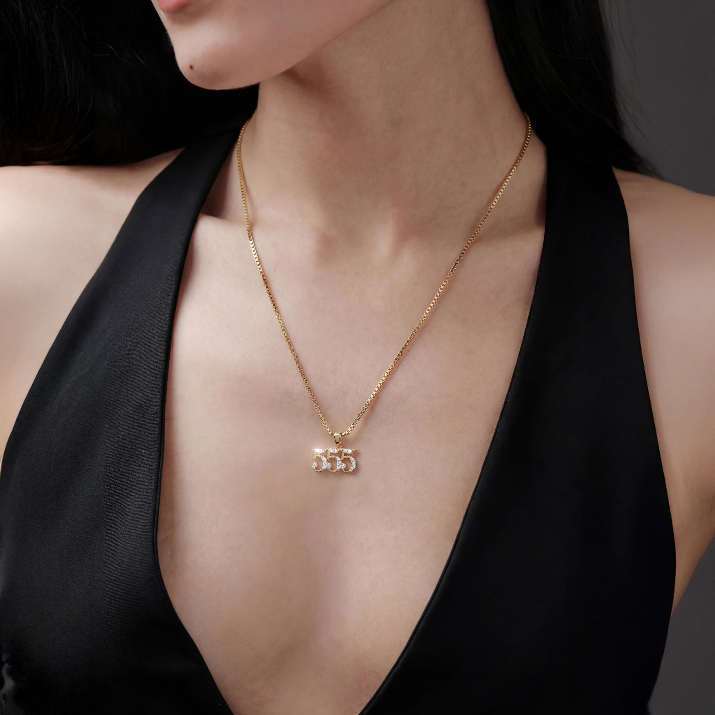 Awe Inspired Pendants Sapphire Angel Number Amulet