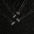 Awe Inspired Necklaces Sapphire Angel Number Necklace