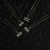 Awe Inspired Necklaces Sapphire Angel Number Necklace