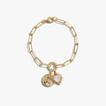 Awe Inspired Bracelets 14K Gold Vermeil / Aphrodite Goddess Charm Bracelet