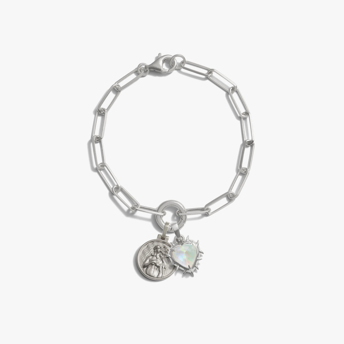Awe Inspired Bracelets 925 Sterling Silver / Aphrodite Goddess Charm Bracelet