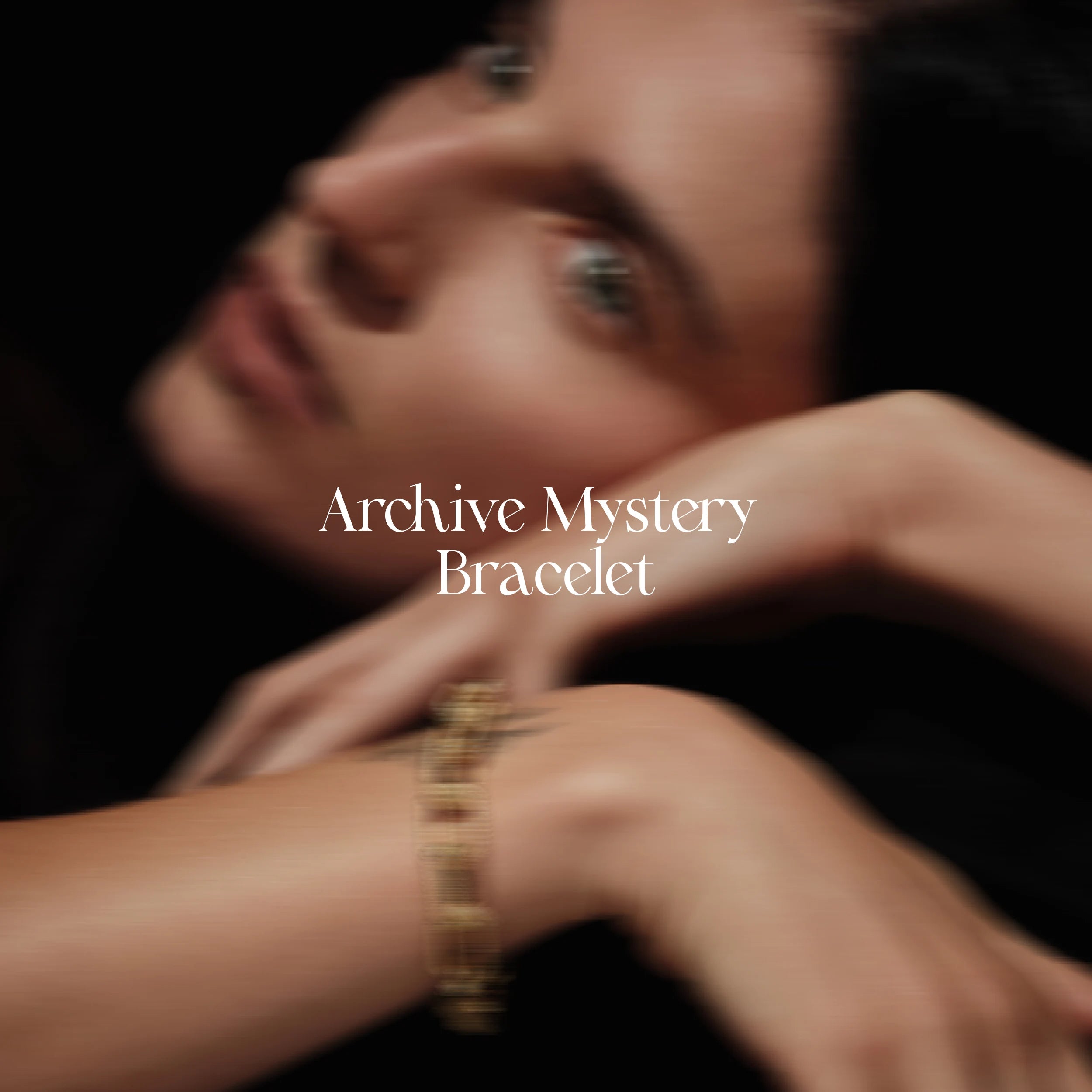 Awe Inspired Bracelets 14K Gold Vermeil / Lapis / 8'' Archive Mystery Bracelet