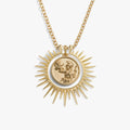 Awe Inspired Necklaces 14K Gold Vermeil / Athena Cosmic Rays Halo Goddess Necklace