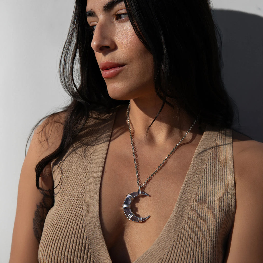 Awe Inspired  Pendants Boho Moon Pendant