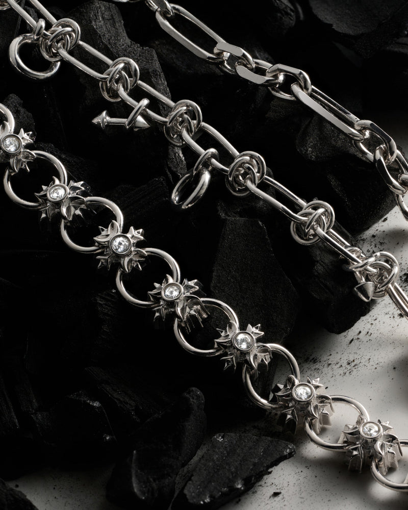 Awe Inspired Bracelets Triple Moon Crest Bracelet