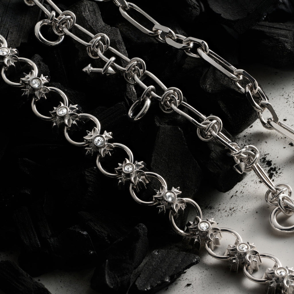 Awe Inspired Bracelets Triple Moon Crest Bracelet