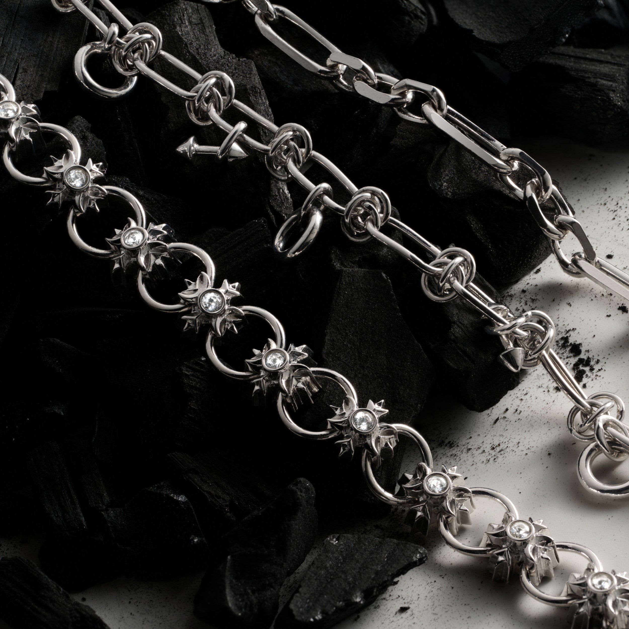 Awe Inspired Bracelets Triple Moon Crest Bracelet