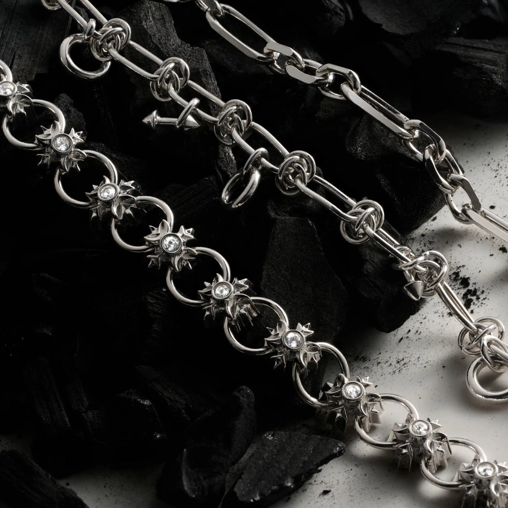 Awe Inspired Bracelets Triple Moon Crest Bracelet