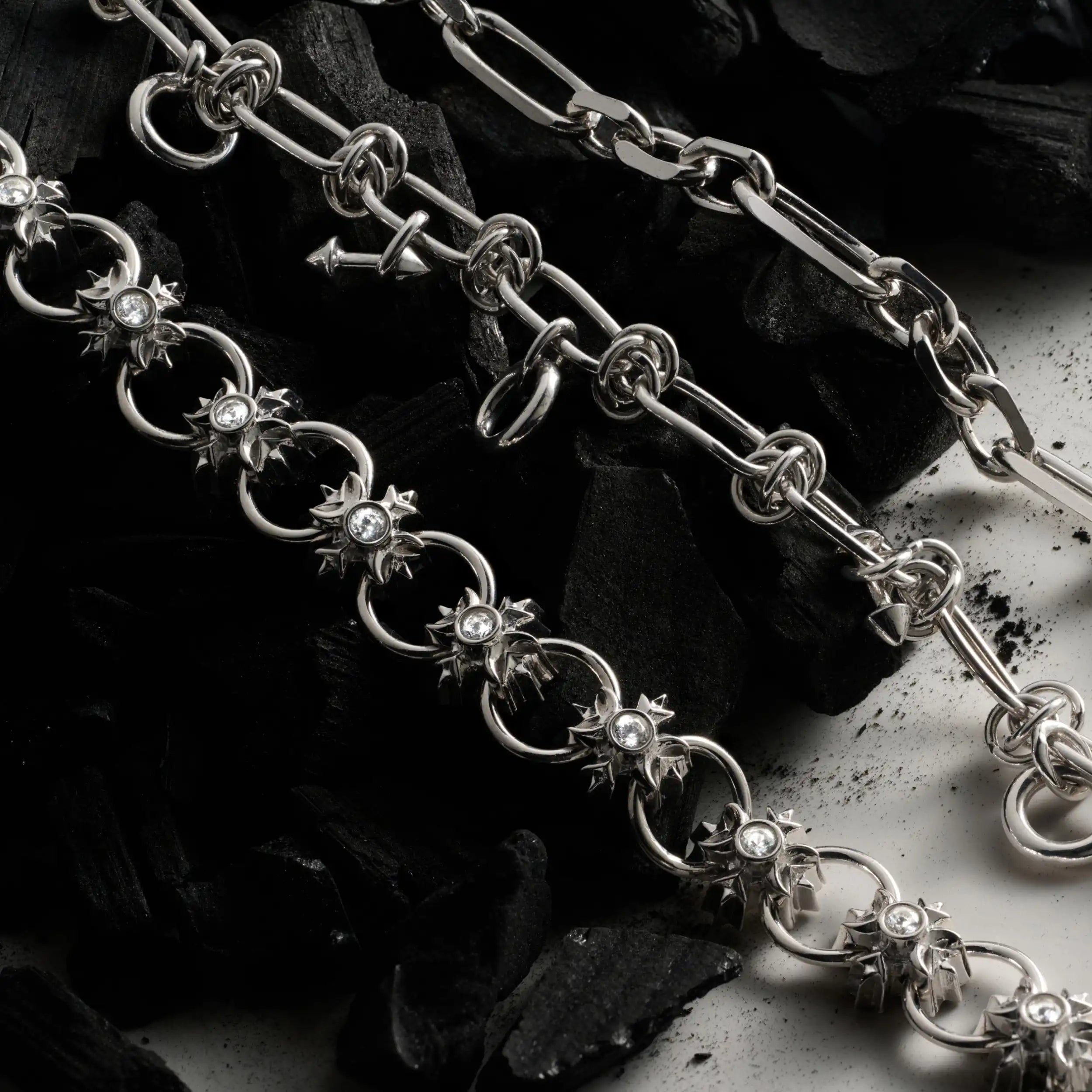 Awe Inspired Bracelets Triple Moon Crest Bracelet