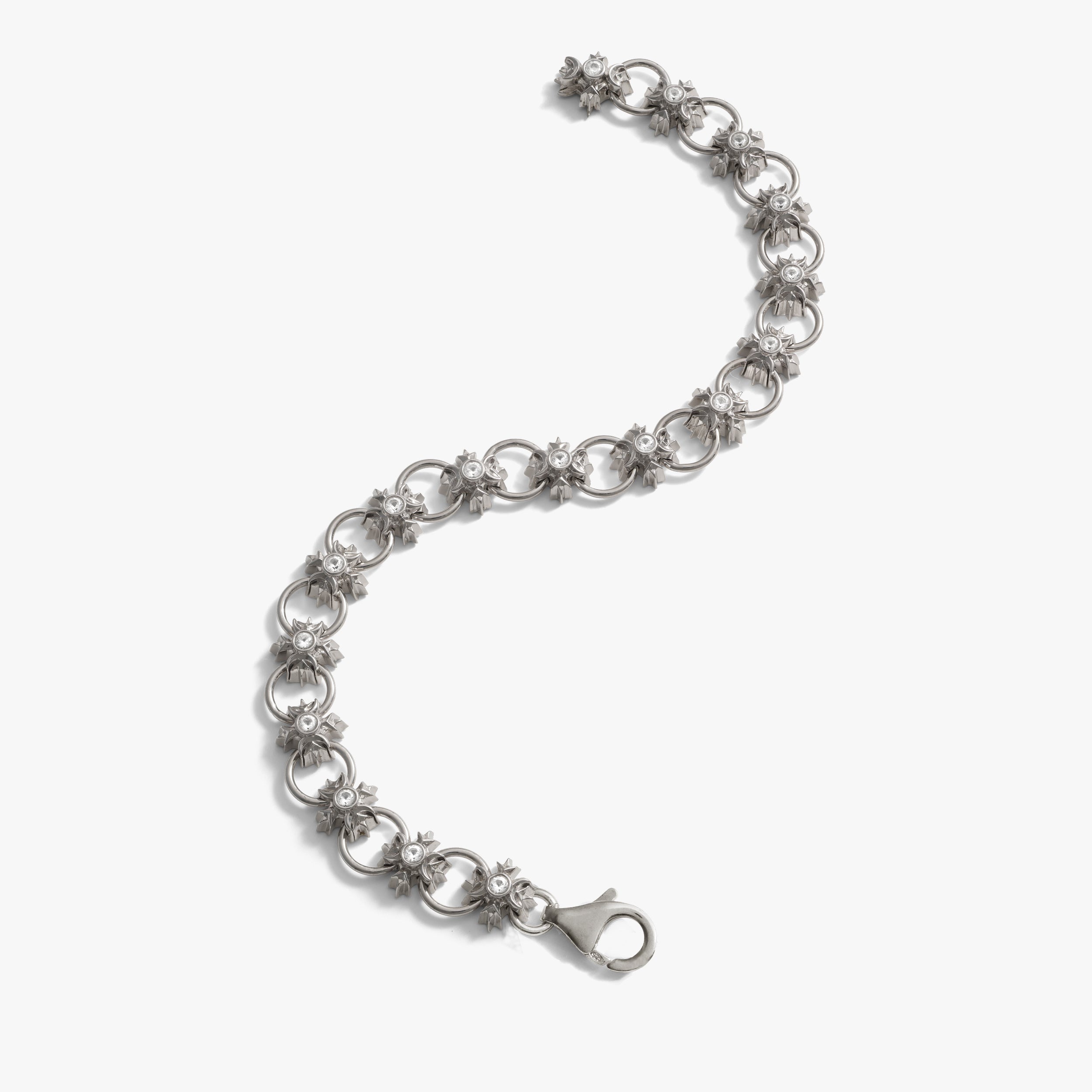 Awe Inspired Bracelets Triple Moon Crest Bracelet