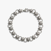 Awe Inspired Bracelets 925 Sterling Silver / 6.75 Triple Moon Crest Bracelet