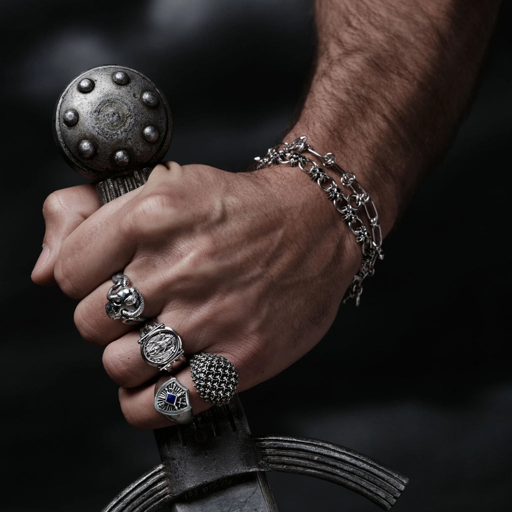 Awe Inspired Rings Gemstone Shield Defense Ring