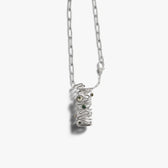 Awe Inspired Body Chain Sterling Silver Gemstone Haze Crossbody Lighter Case