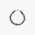 Awe Inspired Bracelets Freshwater Pearl Peacock / 7.25'' Pearl & Raw Crystal Bracelet