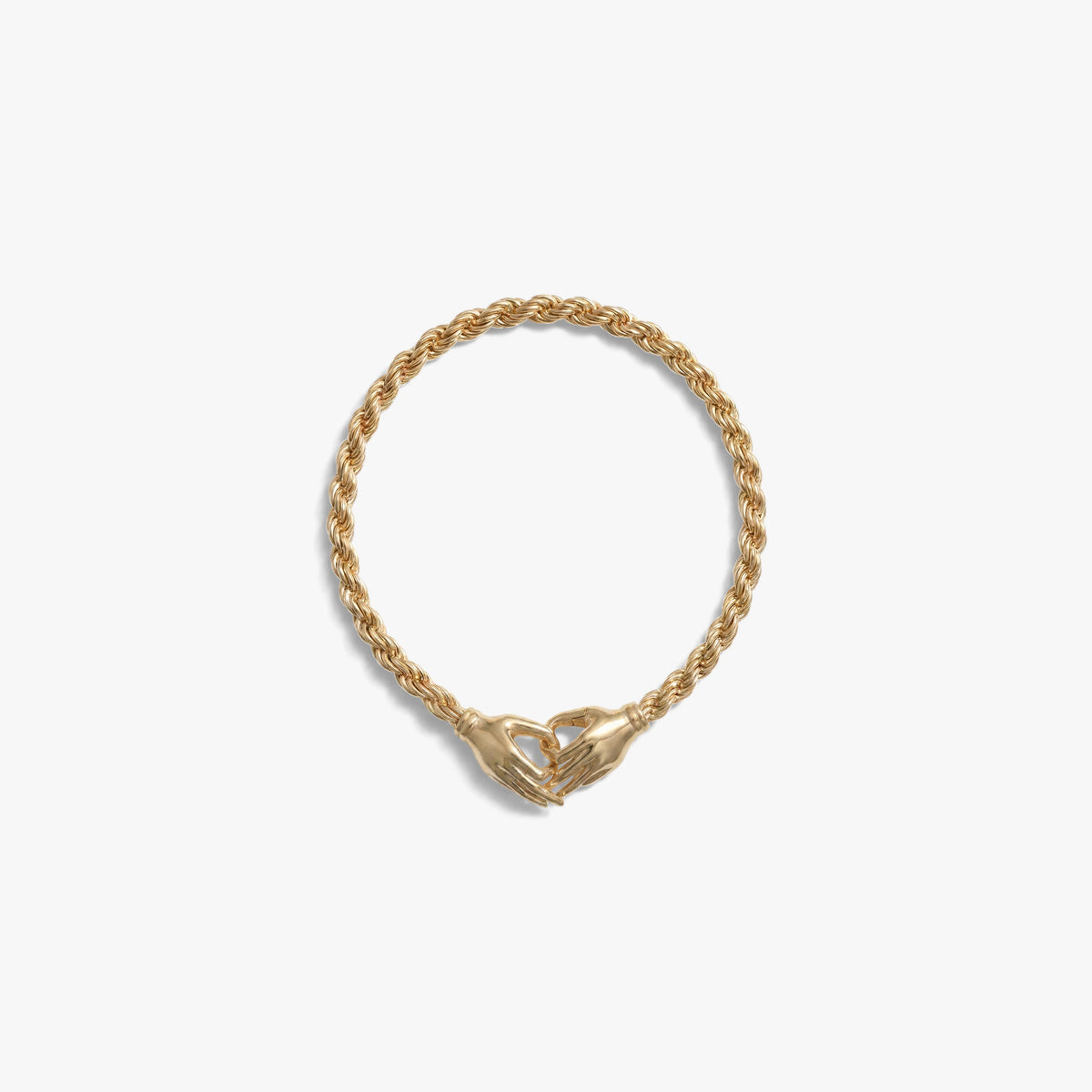 Awe Inspired Bracelets 14K Gold Vermeil / 6.5'' Hands of Fate Bracelet