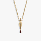 Awe Inspired Necklaces 14K Gold Vermeil Blood Ritual Vial Necklace