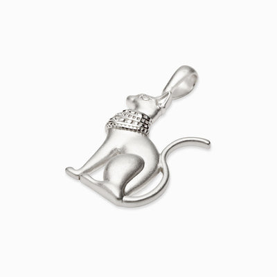 Magical Cat Amulet by Awe Inspired in sterling silver.