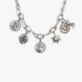 Awe Inspired Necklaces 925 Sterling Silver / Celtic Lore Molten Charm Necklace Set