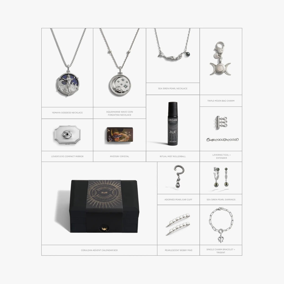 Awe Inspired Box Set 925 Sterling Silver / Cerulean Advent Calendar 2026
