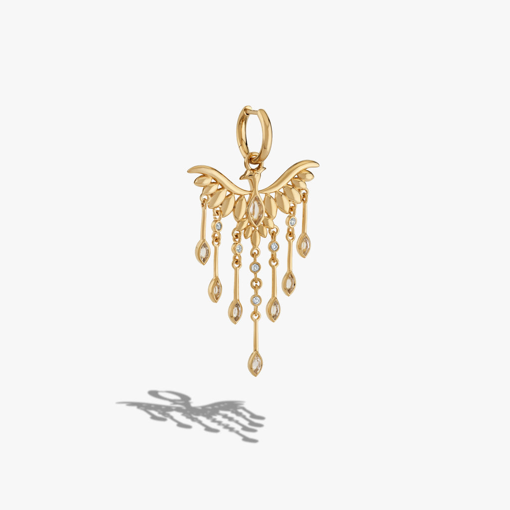 Awe Inspired  Earrings Chandelier Phoenix Drop Earrings