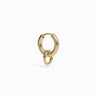 Single of The Collector Earring in gold vermeil