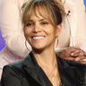 halle berry wearing athena coin necklace in gold vermeil