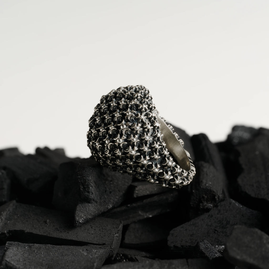 Awe Inspired Rings Triple Moon Crest Statement Ring