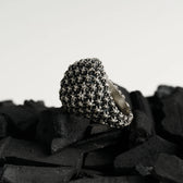 Awe Inspired Rings Triple Moon Crest Statement Ring