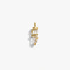 Awe Inspired Pendants 14K Gold Vermeil Crystal Snake Amulet