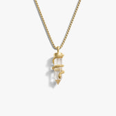 Awe Inspired Necklaces 14K Gold Vermeil / 16''-18'' Crystal Snake Necklace